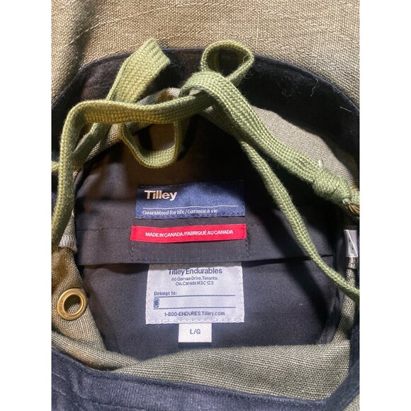 NWT Tilley Hemp Broad Brim Natural Hat Olive Large MSRP$115 New - Picture 15 of 16